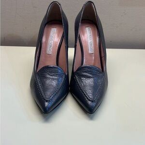 Vittorio Virgili made in Italy Black High Heeled Pumps made in Italy